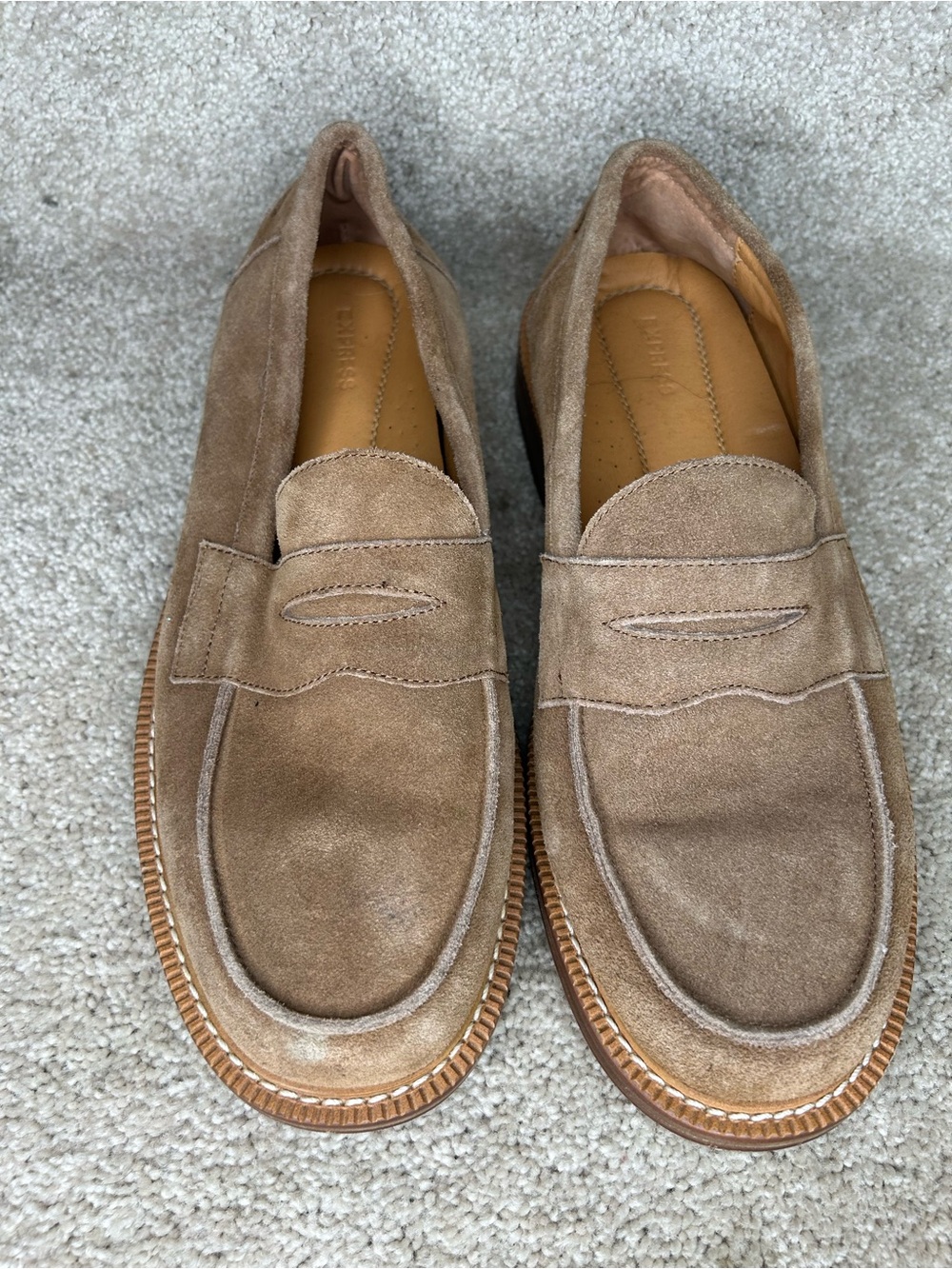 Express Suede Penny Loafer men’s size 10.5